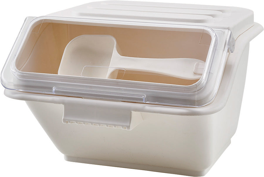Winco IB-2S Stackable Shelf Ingredient Bin with Lift and Slide Lid 2 Gal. - 40 Cup Capacity