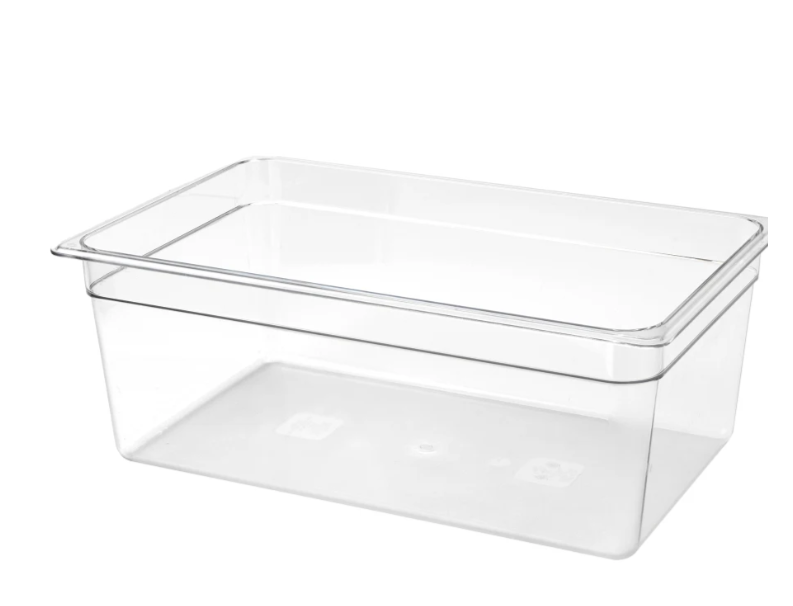 American Metalcraft IBT200 Full Size Insert for Beverage Tubs - Polycarbonate, Black