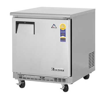 Everest Refrigeration ETBF1 Back Mount Undercounter Freezer with One Door 28" - 115V