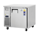 Everest Refrigeration ETF1 1-Section 1 Solid Door Side Mount Undercounter Freezer 36" - 115V