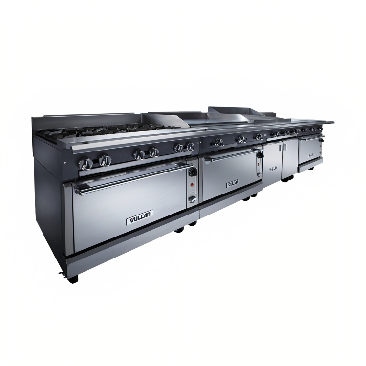 Vulcan V118HB V Series Heavy Duty Natural Gas Modular Range w/ Hot Top & Cabinet Base 18" - 30,000 BTU