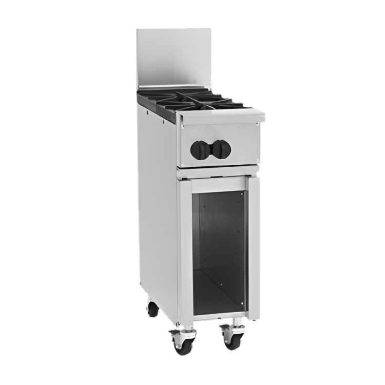 Vulcan 12-2B Endurance Gas Range 2 Burners w/ Cabinet Base 12" - 60,000 BTU