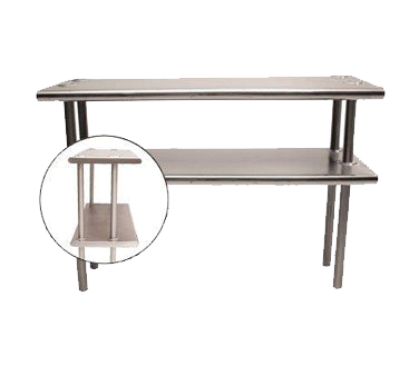 Jean's RS 1004-2 Jean's Four Hole Double Overshelf 63-1/4" x 10" x 24" H