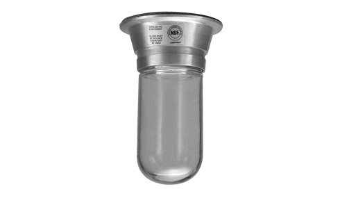 Kason 11801000013 1801 Series Vapor Proof Globe Light Fixture Housing for Vent Hoods or Walk-Ins