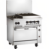 Vulcan 36C-2B24CBP Endurance LP Range 2 Burner w/ Charbroiler & Convection Oven 36" - 159,000 BTU