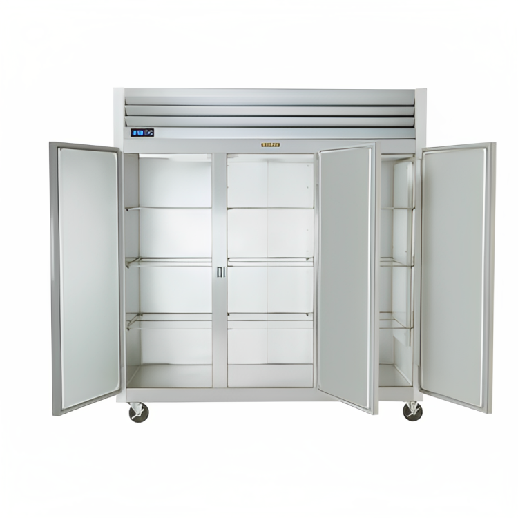 Traulsen G31012 3-Section Right/Right/Right Hinged 6 Solid Door Reach-In Storage Freezer 76" - 69.1 Cu. Ft.