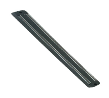 Thunder Group SLGB018 Black Magnetic Knife Holder / Strip 18" - Plastic Base with Two Magnetic Strips