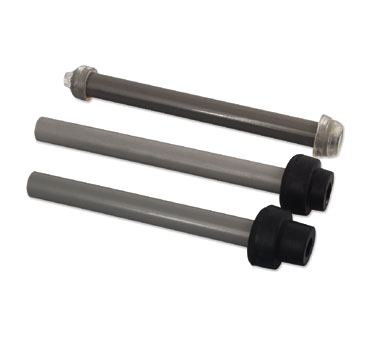 American Metalcraft OFP7 Plastic Overflow Pipe with Rubber Bushing 7"H - fits 1" & 1-1/2" Drains and Funnel Strainers