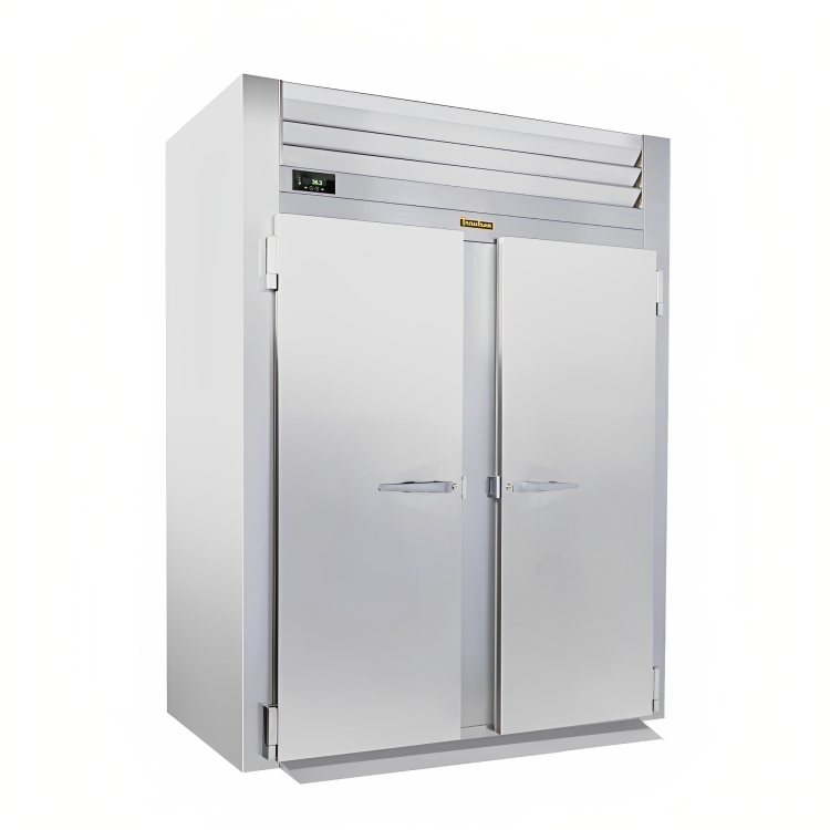 Traulsen RRI232HUT-FHS Roll-In Refrigerator Two Full-Height Solid Doors for 72"High Racks All Stainless Steel 79.5 Cu. Ft. - 115V