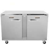 Traulsen UHT72-RR Undercounter Refrigerator Two Door Right Hinged 72" - 115V