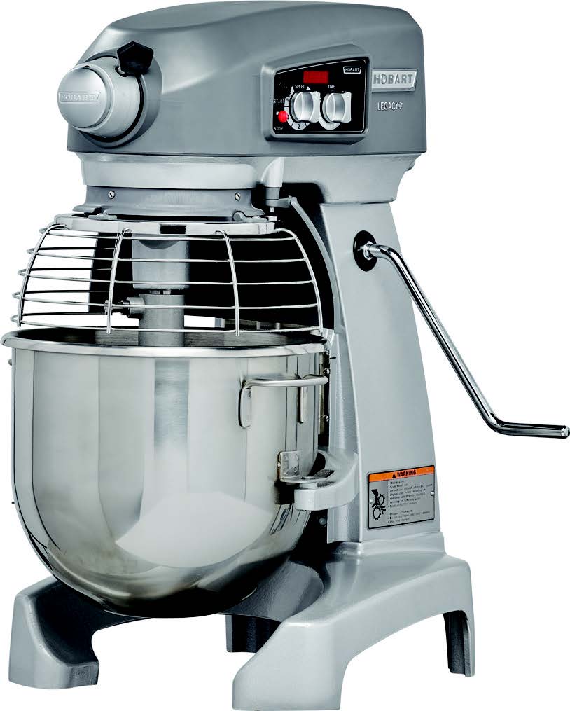 Hobart HL200-1STD Legacy Planetary Bench Mixer with Accessories 20 Qt. - 3 Fixed Speeds - 100-120v/60/1, 1/2 HP