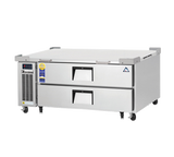 Everest Refrigeration ECB52D2 1-Section 2 Drawer Refrigerated Chef Base 52" - 115V