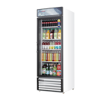 Everest Refrigeration EMGR20 Merchandiser Refrigerator White with One Glass Swing Door Refrigerator 27" - 115V