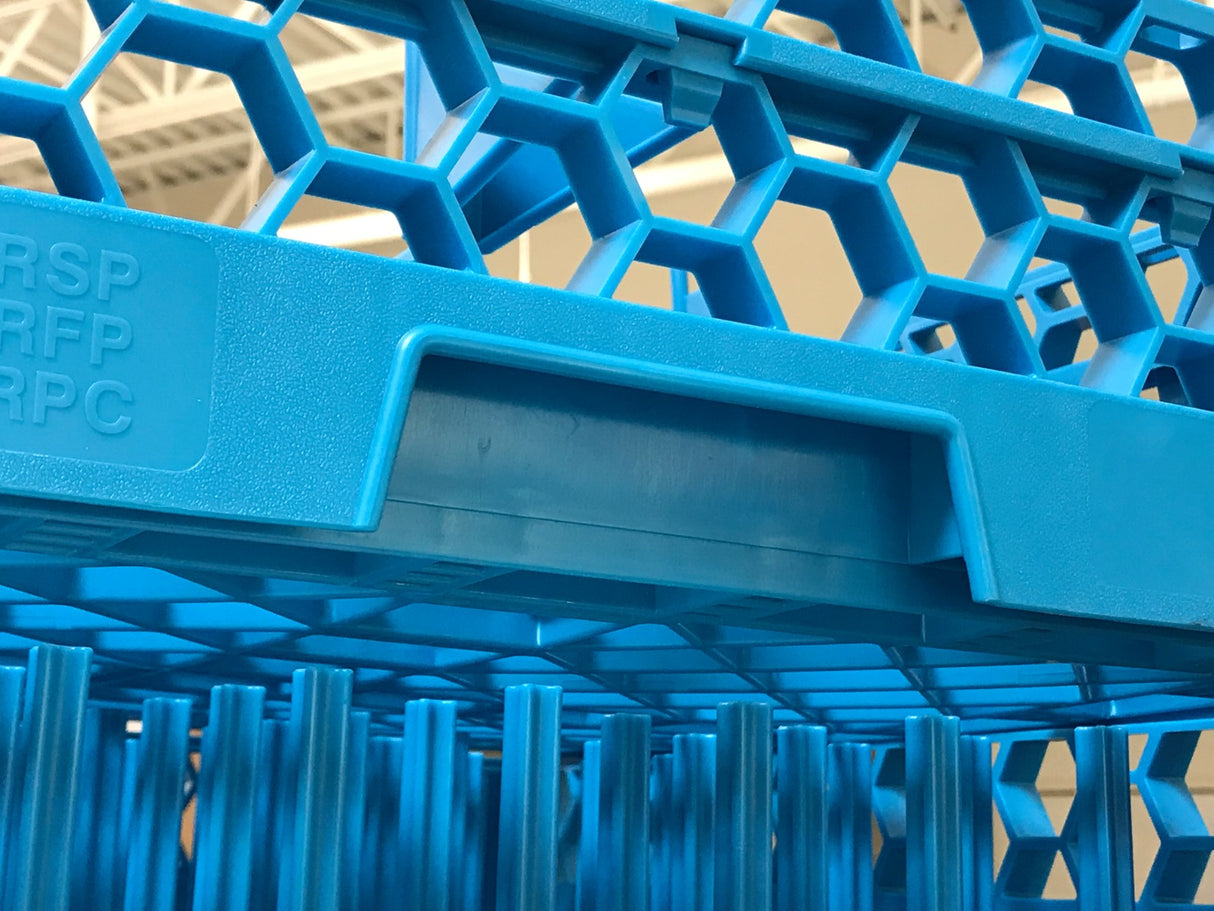 Carlisle RG25-214 OptiClean 25-Compartment Dishwasher Glass Rack - Blue