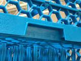 Carlisle RP14 OptiClean All-Purpose Full Size Plate/Tray Peg Rack with 2-1/2" Pegs - Blue