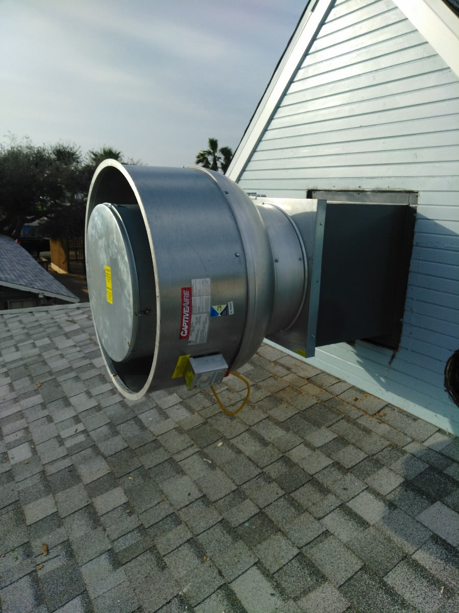 FLASH23 - Roof Curb Fan Flashing 23" X 23"(For wall mount or roof mount)  20 Gauge Galvanized Steel