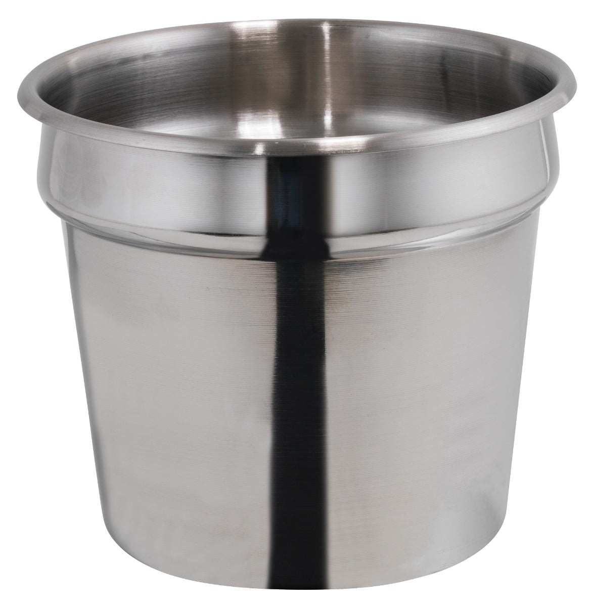 Winco INS-7.0 Mirror Finish Stainless Steel Inset Pan 7 qt. - 24/Case