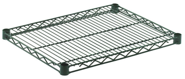 Olympic J1824K Green Epoxy Wire Shelf  18" x 24"