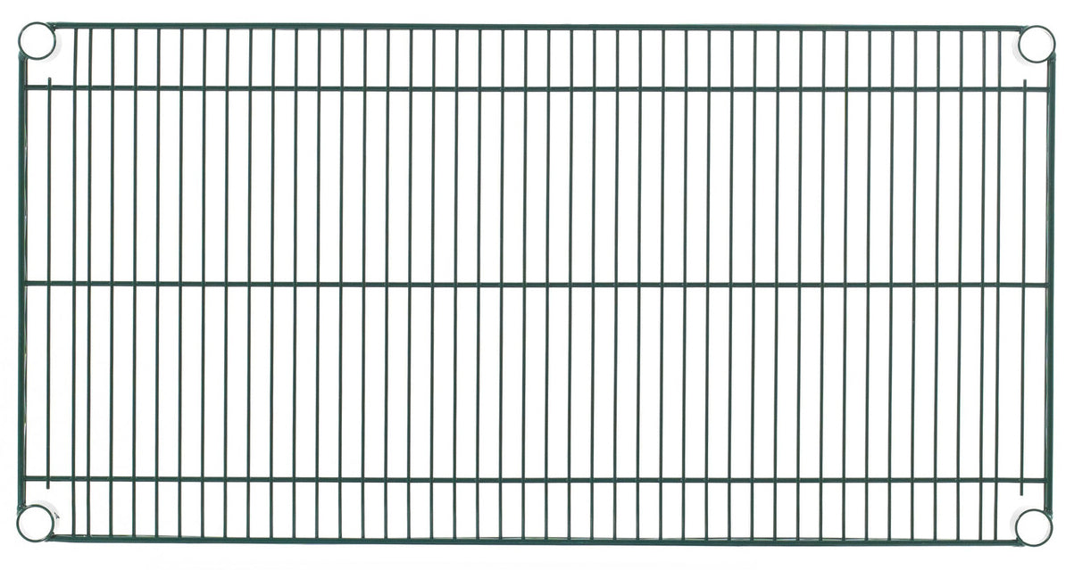 Olympic J1836K Green Epoxy Wire Shelf  18" x 36"
