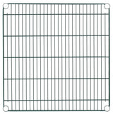 Olympic J2424K Green Epoxy Wire Shelf  24" x 24"
