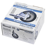 Olympic J5FBA-4 Wire Shelving High Modulus Rubber Swivel Stem Caster with Brake Kit 5" - 4/set