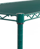 Olympic J74UK Mobile Wire Shelving Green Epoxy Post 74"