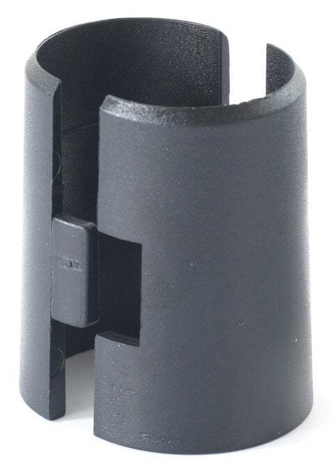 Olympic J9985 Plastic Replacement Split Sleeves For Wire Shelving - Black - 4 pairs/bag