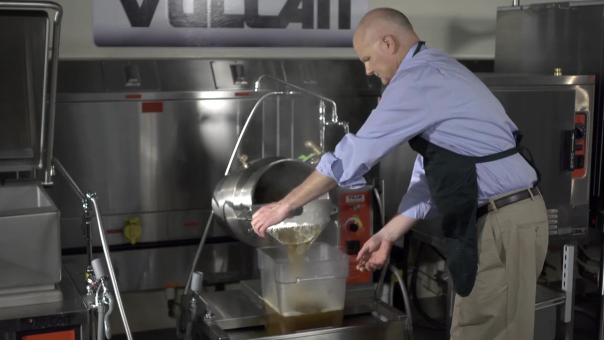 Vulcan K12ETT-7 Countertop Electric 2/3 Steam Jacketed Tilting Kettle 12 Gal. - 208v/3ph, 12 kW