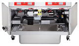 Vulcan 2VK65CF Two Bank Natural gas Fryer with PowerFry5, Computer Controls, and KleenScreen Filtration - Holds 130 to 140 lbs. - 160,000 BTU