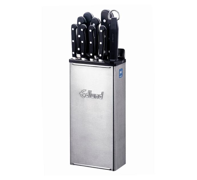 Edlund KR-50 Knife Rack w/ 12" Skirt & Stainless Back Plate - 6ea/Case