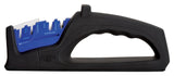 Winco KSP-4 Acero Hand Held Four-Stage Knife Sharpener with Black Plastic Ergonomic Handle 9-7/8"L x 2-5/8"W x 3-3/4"H