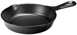 Lodge L3SK3 Round Seasoned Cast Iron Skillet with Handle 6-1/2"