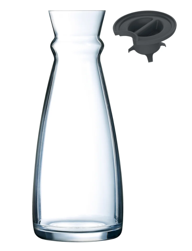 Arcoroc L4193 33 3/4 oz Glass Carafe w/ Stopper