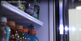True GDM-23-HC~TSL01-WHT White 1 Glass Swing Door Refrigerated Merchandiser 27" - 23 Cu. Ft.- 115v