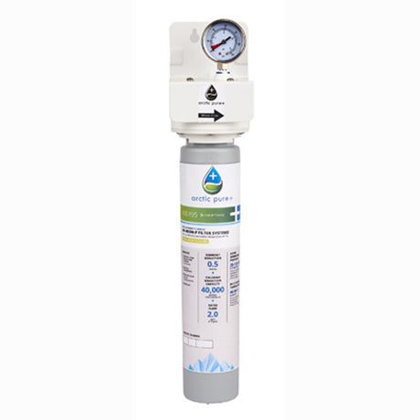 Manitowoc AR‑40000‑P Arctic Pure Plus ice machine water filter assembly dual cartridge 0.5 micron