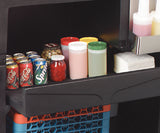 Carlisle 755003 Maximizer Portable Bar with 15 gal. Ice Bin 56" x 26-1/2" x 48" - Black