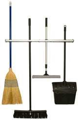 Winco MHH-36 Aluminum Mop & Broom Rack with Rubber Bristles 36" - 12/Case