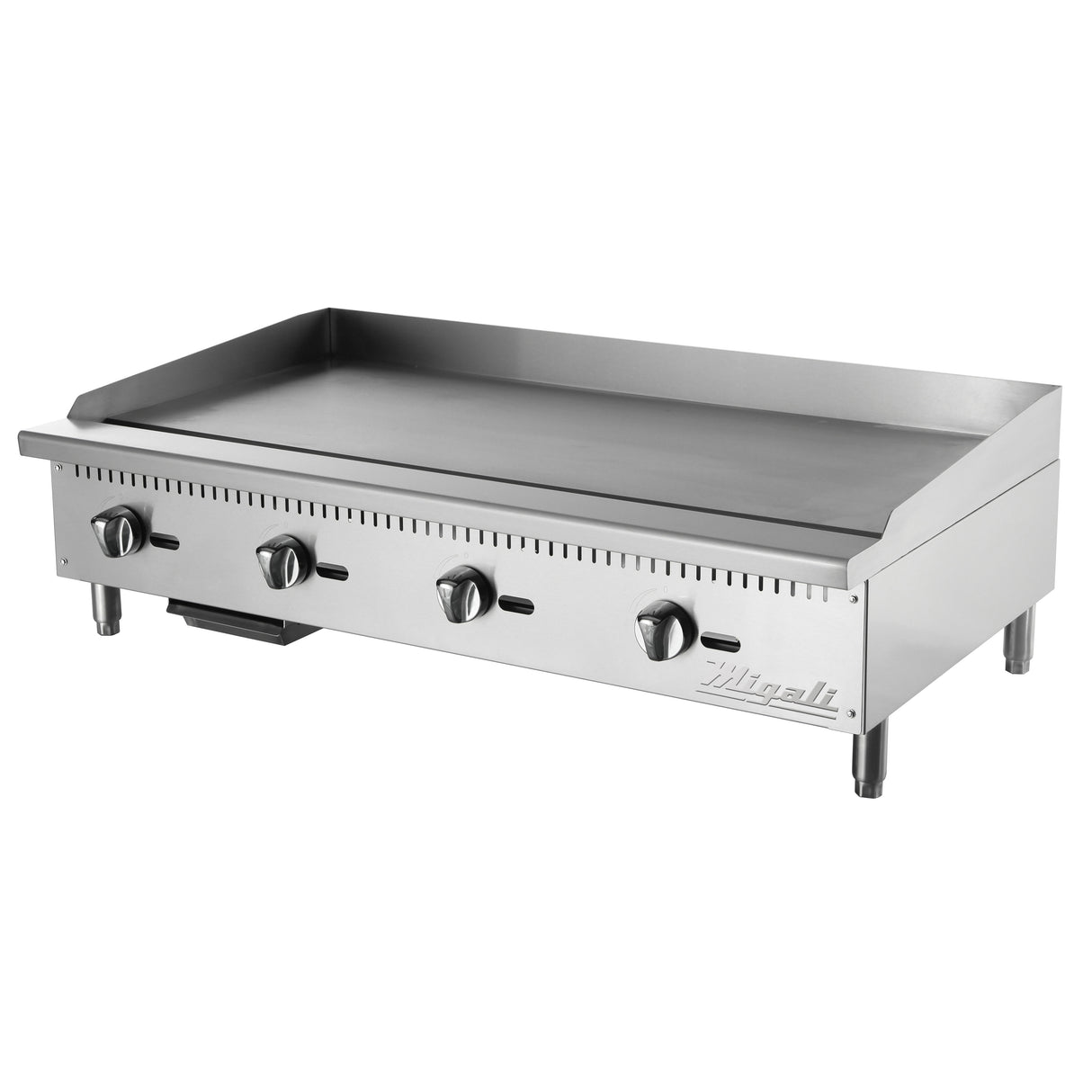 Migali C‑G48 48 inch countertop 4 burner natural gas griddle commercial kitchen