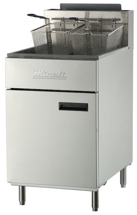 Migali C‑F75‑NG 75 lb floor gas fryer commercial kitchen