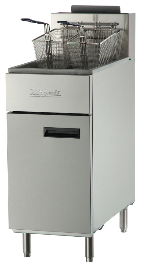 Migali C‑F40‑NG 40 lb natural gas floor fryer commercial kitchen