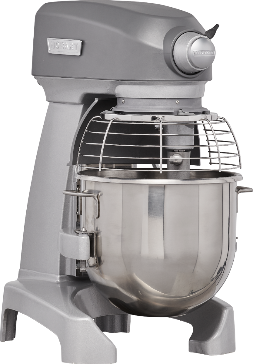 Hobart HL200-40STD Legacy Planetary Bench Mixer with Accessories Incl. Dough Arm & Ingredient Chute 20 Qt. - 3 Fixed Speeds - 200-240v/50/60/1, 1/2 HP