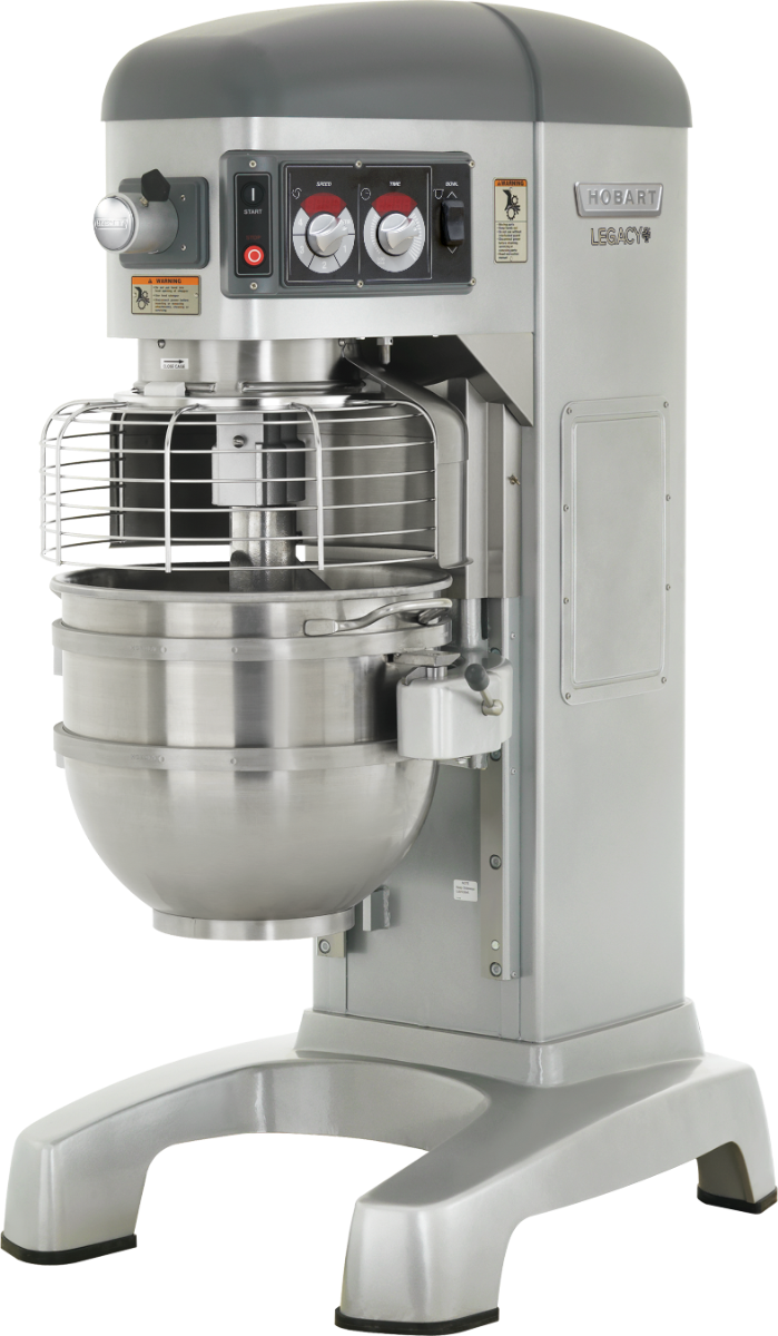 Hobart HL1400-2STD Legacy Planetary Floor Mixer with Accessories 140 Qt - 4 Fixed Speeds - 380-460v/50/60/3, 5 HP