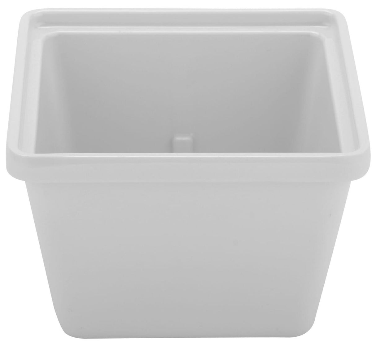 GET ML-148-W Melamine Square Salad Crock 28 oz. -  White - 12/Case