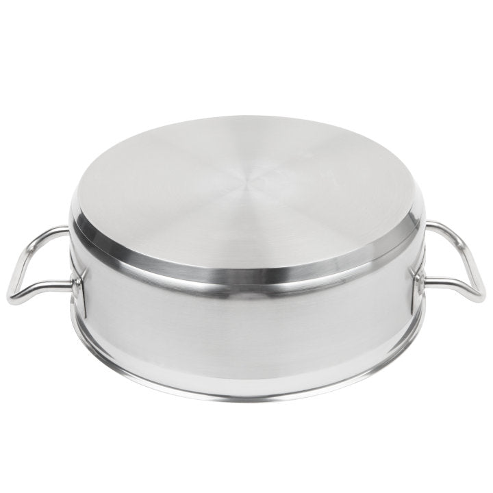 Vollrath 3810 Optio Stainless Steel Induction Brazier / Braising Pot 10 qt.