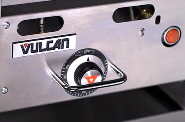Vulcan MSA60-101 Countertop Natural Gas Griddle w/ 5 Snap Action Thermostatic Controls 60" - 135,000 BTU