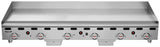 Vulcan MSA72-30 Countertop Natural Gas Griddle w/ 6 Snap Action Thermostatic Controls and Extra Deep Plate 72" - 162,000 BTU