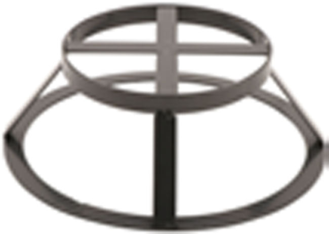 GET MTS-R3-MG Madison Avenue Round Metal Display Stand / Pedestal 3"H - Gray - For SB-1300 & SB-1212 Display Boards