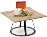 GET MTS-R6-MG Madison Avenue Round Metal Display Stand / Pedestal 6"H - Gray - For SB-1300 & SB-1212 Display Boards