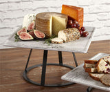 GET MTS-R6-MG Madison Avenue Round Metal Display Stand / Pedestal 6"H - Gray - For SB-1300 & SB-1212 Display Boards
