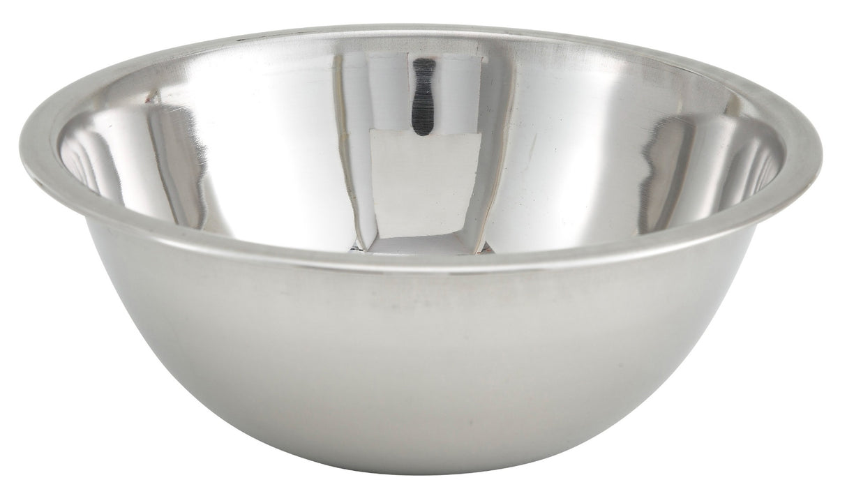 Winco MXB-1300Q Economy Stainless Steel Mixing Bowl 13 qt. - 12/Case